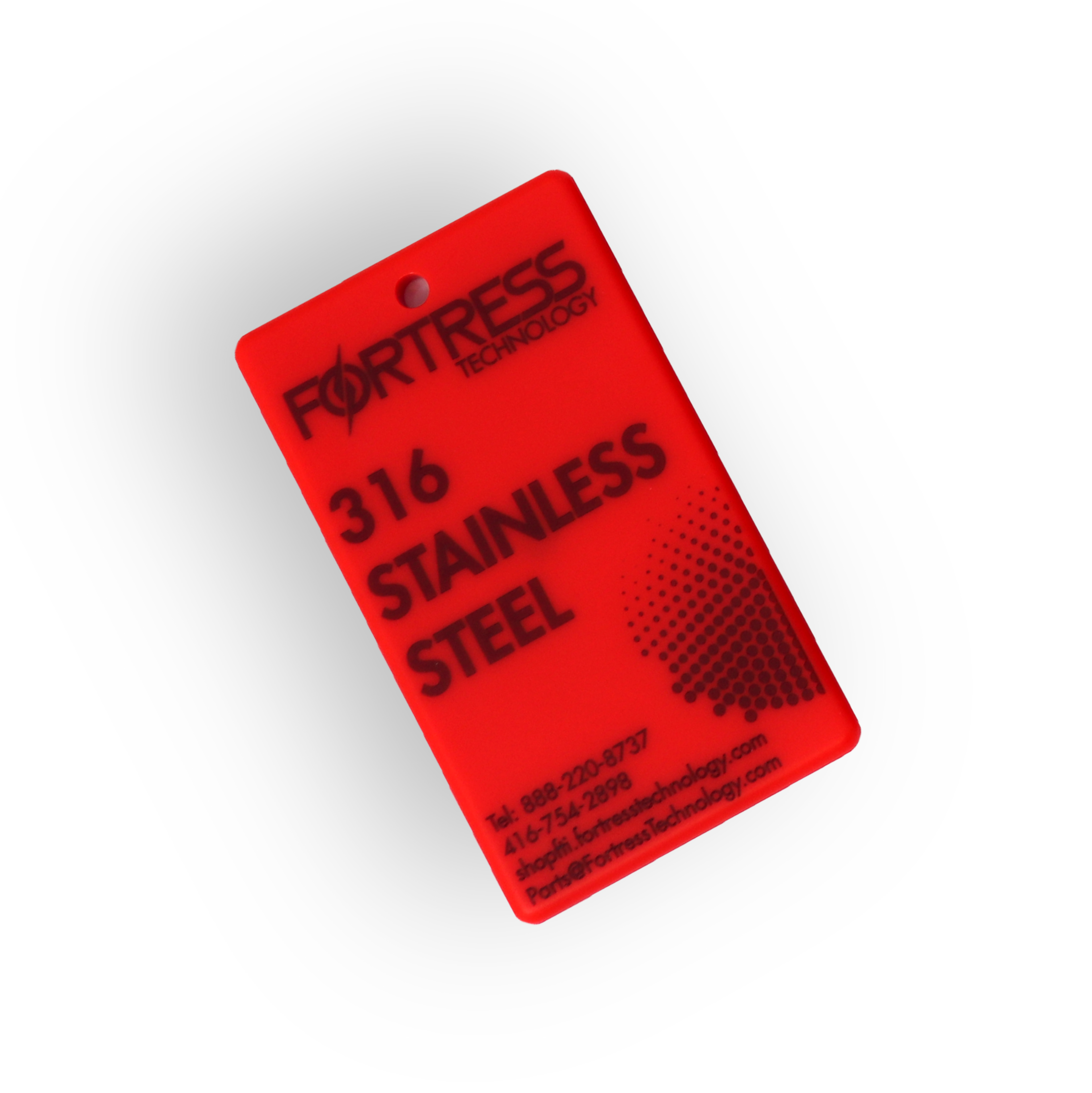 Certified Polycarbonate Test Cards