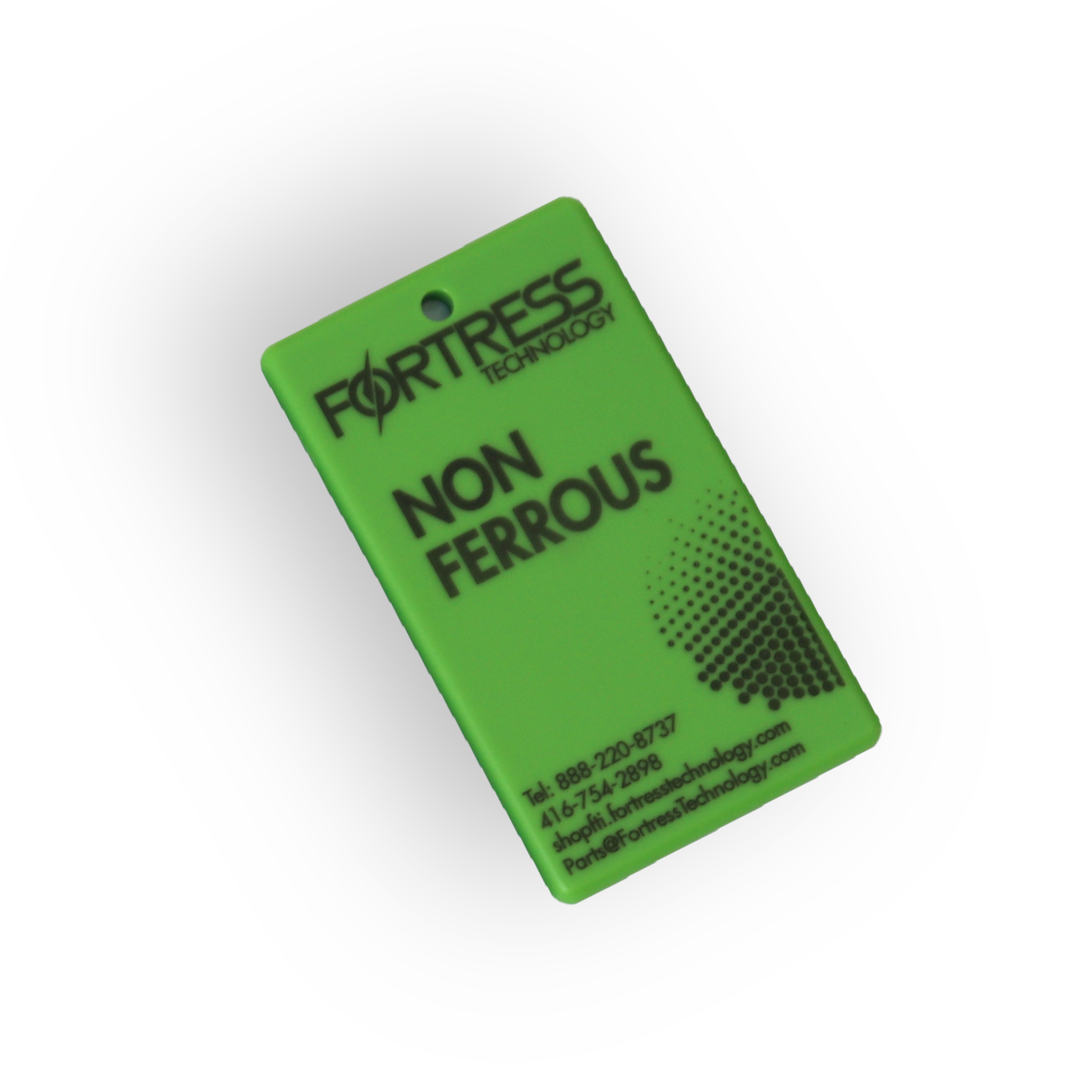 Certified Polycarbonate Test Cards