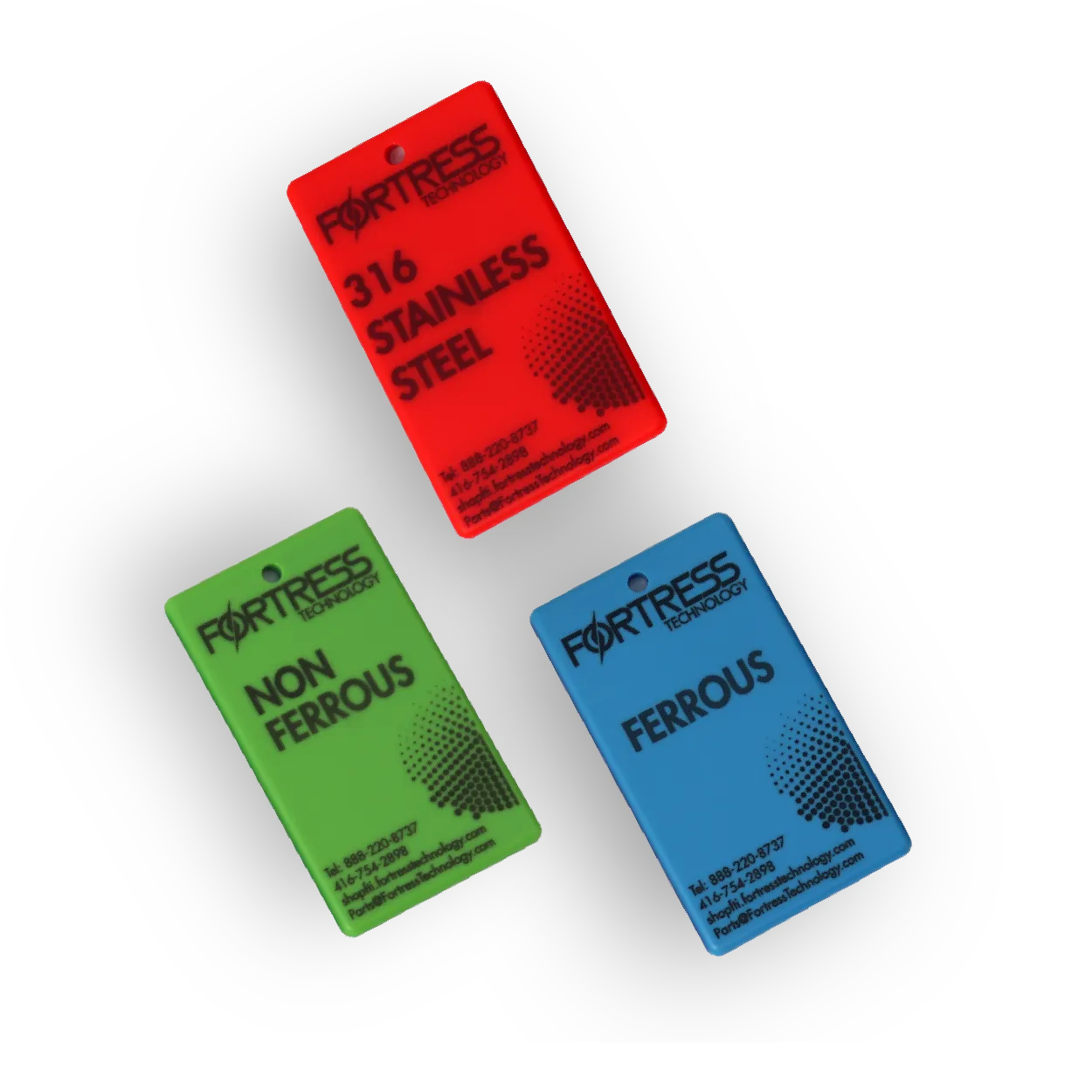 Certified Polycarbonate Test Cards